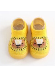 Baby sock shoes anti-skid spring autumn cartoon animal breathable shoes baby girl baby boy soft TPE sole baby boy casual shoes