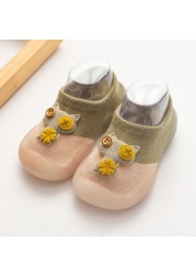 Baby sock shoes anti-skid spring autumn cartoon animal breathable shoes baby girl baby boy soft TPE sole baby boy casual shoes