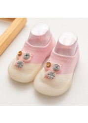 Baby sock shoes anti-skid spring autumn cartoon animal breathable shoes baby girl baby boy soft TPE sole baby boy casual shoes