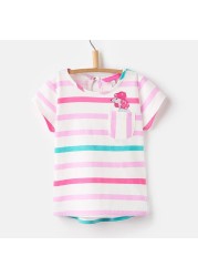 Little maven 2022 summer baby girls T-shirt cotton soft and comfortable lovely tops baby boy children casual clothes