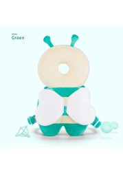 Baby Infant Head Protector Safety Pad Back Cushion Prevent Wounded Cartoon Security Pillows Breathable Anti-drop Pillow 1-3T