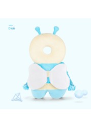 Baby Infant Head Protector Safety Pad Back Cushion Prevent Wounded Cartoon Security Pillows Breathable Anti-drop Pillow 1-3T