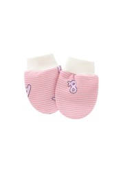 Baby Anti Scratch Gloves Soft Cotton Newborn Gloves Newborn Face Protection Anti Scratch Gloves Hand Protector Supplies For Baby Boys Girls