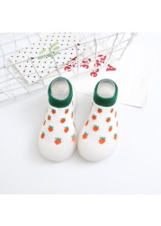 Children Anti-Slip Shoes Newborn Baby Girl Cotton Non-Slip Floor Socks Baby Boy Rubber Sole Cartoon Indoor Socks Infant Shoes