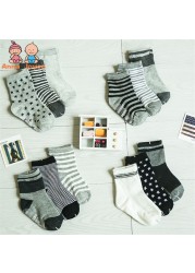 12 pairs/lot early childhood socks cotton floor socks boy gril baby short socks non-slip 1-5 years