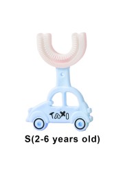 Children's toothbrush in U shape teeth car care products shape 360 ​​brush children baby toothbrush cleaning teeth baby teething 2-12Y