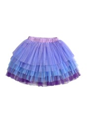 DXTON Girls Skirt Mesh Children's Skirt Girls Tutu Skirt Layered Tutu Skirt Prom Party Prom Dress Clothes