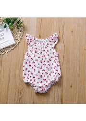 Summer Newborn Infant Baby Girls Romper Gauze Cotton Linen Baby Romper Playsuit Jumpsuit Fashion Baby Clothes