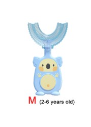 Baby Toothbrush Children Dental Oral Care Cleaning Brush Soft Silicone Teeth Baby New Born Baby Products 2-12Y