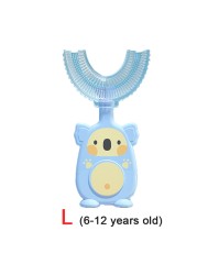 Baby Toothbrush Children Dental Oral Care Cleaning Brush Soft Silicone Teeth Baby New Born Baby Products 2-12Y