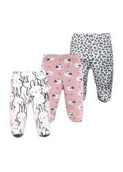 3pcs/lot Baby Pants 100% Cotton Autumn Spring Newborn Baby Boys Girls Pants Toddler Wear Infant Toddler Cartoon For Baby Clothes