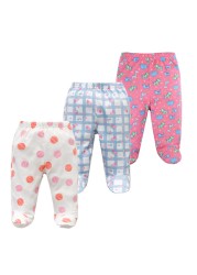 3pcs/lot Baby Pants 100% Cotton Autumn Spring Newborn Baby Boys Girls Pants Toddler Wear Infant Toddler Cartoon For Baby Clothes