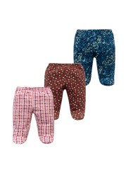 3pcs/lot Baby Pants 100% Cotton Autumn Spring Newborn Baby Boys Girls Pants Toddler Wear Infant Toddler Cartoon For Baby Clothes