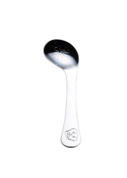 Children Feeding Spoon New Style Baby Infant Safe Spoon Stainless Steel Quality Spoon Curved Spoon Baby Exercise Tableware