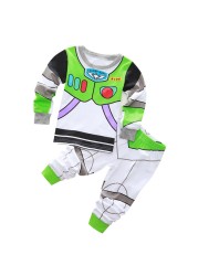 New Autumn Children's Clothing Sets Toy Story Cartoon Wooden Sets Kids Pajamas Buzz Lightyear Pijamas Jessie Long Sleeve Sleepwear