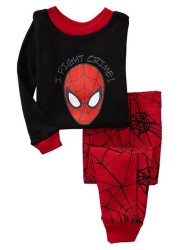 New Spider-Man cartoon children's long-sleeved pajamas children's champion home wear boys' underwear two-piece suit pajamas