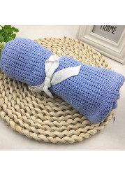 Ultra Soft Baby Cotton Blanket, Newborn Wrap, Bath Towel, Stroller Cover