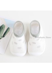 Leopard White Baby Shoes Fashion Unisex Spring Baby Floor Shoes Non-slip Soft Baby Booties Infant Shoes Plaid Cartoon Casual Shoes