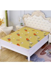 Waterproof Bed Sheet Baby Urine Changing Mat Cotton Reusable Infant Changing Diaper Mattress Cover Washable Newborn Crib Nappy Mattress