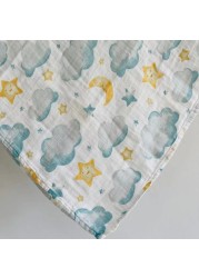 60*60cm Muslin Bamboo Cotton Baby Blanket Baby Newborn Blankets Newborn Swaddle Wrap Burp Cloth Towel Pielucha Dropshipping