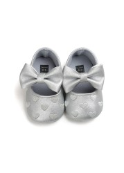 Newborn Baby Shoes Infant Boys Girl First Walker PU Sole Princess Bowknot Fringe Toddler Baby Crib Shoes Casual Moccasins