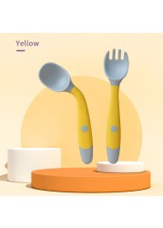 Children's Dishes Baby Silicone Lollipop Bowl Baby Smile Face Plate Tableware Set Smile Face Baby Tableware Set Retro Children's Plate