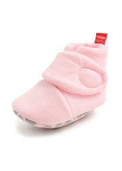 Newborn Baby Socks Shoes Boy Girl Star Toddler First Walkers Socks Cotton Comfort Soft Anti-slip Warm Crib Infant Shoes