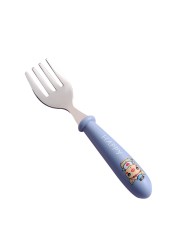 Baby Kids Cartoon Cute Spoon Fork Stainless Steel Tableware Training Learn Food Feeding Scoop Fork Utensils For Baby