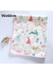 120x70cm Newborn Baby Portable Waterproof Changing Mat Infant Toddler Paper Changing Mat Castle Disposable Diaper Night Nappy Pad