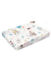 [Simfamily] 1pc Gauze 100% Cotton Baby Swaddling Soft Newborn Blankets Bath Towel Baby Gauze Infant Wrap Sleeping Bag Stroller Cover