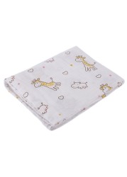 [Simfamily] 1pc Gauze 100% Cotton Baby Swaddling Soft Newborn Blankets Bath Towel Baby Gauze Infant Wrap Sleeping Bag Stroller Cover