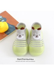 Children's Sock Shoes Summer Hollow Out Cartoon Anti-Skidding Baby Girl Outdoor Shoes Baby Boys Shoes First Walking Shoes 2022