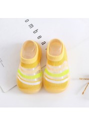 Children's Sock Shoes Summer Hollow Out Cartoon Anti-Skidding Baby Girl Outdoor Shoes Baby Boys Shoes First Walking Shoes 2022