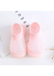 Children's Sock Shoes Summer Hollow Out Cartoon Anti-Skidding Baby Girl Outdoor Shoes Baby Boys Shoes First Walking Shoes 2022