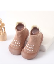 baby boy shoes children sock shoes non-slip floor socks boy girl soft rubber sole shoes baby sock shoes infant socks