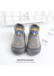 baby boy shoes children sock shoes non-slip floor socks boy girl soft rubber sole shoes baby sock shoes infant socks