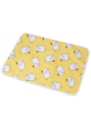 Infant Baby Diaper Changing Mat Breathable Newborn Pads Bedding Supplies 1pc Diaphragm Reusable Baby Waterproof Pad Cover