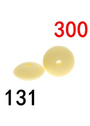 300pcs Silicone Flat Beads 12*6mm Chew Baby Teething Beads Lentil DIY Pacifier String Pearl Baby Toys Nurse Gift BPA Free