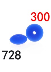 300pcs Silicone Flat Beads 12*6mm Chew Baby Teething Beads Lentil DIY Pacifier String Pearl Baby Toys Nurse Gift BPA Free