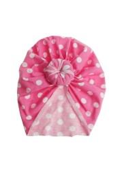 Baby Turban Top Knot Hat Baby Kids Boy Girl India Beanie Hat Lovely Soft Newborn Headwear Photography Props Accessories