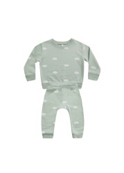 Fashion Baby Clothes Set Spring Baby Boy Girl Casual Tops Loose Sweater Trousers 2pcs Newborn Baby Boy Clothes Outfits