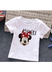 Baby Donald Duck T-shirt Cute Cartoon Print T-shirt Summer White O-Neck Short Sleeve Baby Boys Girls Clothes Baby Clothes