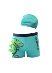 Children Swimming Trunks Cartoon Dinosaur Kids Swimwear For Boys Toddler Swimsuit Boy Shorts For Swimming Baby Bath Tub Set