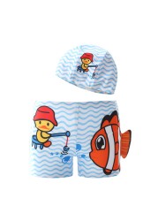 Children Swimming Trunks Cartoon Dinosaur Kids Swimwear For Boys Toddler Swimsuit Boy Shorts For Swimming Baby Bath Tub Set