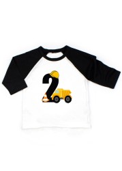 Dinosaur Birthday Shirt Birthday T-shirt Birthday Trcuk Tee Dinosaur Shirt Party Dinosaur Theme Gift Boys Fashion T-shirt