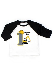 Dinosaur Birthday Shirt Birthday T-shirt Birthday Trcuk Tee Dinosaur Shirt Party Dinosaur Theme Gift Boys Fashion T-shirt