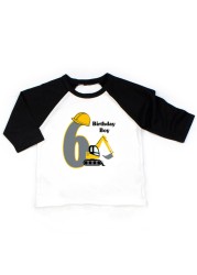 Dinosaur Birthday Shirt Birthday T-shirt Birthday Trcuk Tee Dinosaur Shirt Party Dinosaur Theme Gift Boys Fashion T-shirt