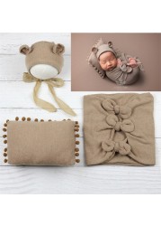 Baby Photography Props Newborn Photography Blanket Baby Photo Wrap Swaddling Photo Studio Shoot Accessories