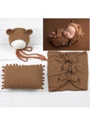 Baby Photography Props Newborn Photography Blanket Baby Photo Wrap Swaddling Photo Studio Shoot Accessories