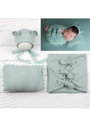 Baby Photography Props Newborn Photography Blanket Baby Photo Wrap Swaddling Photo Studio Shoot Accessories